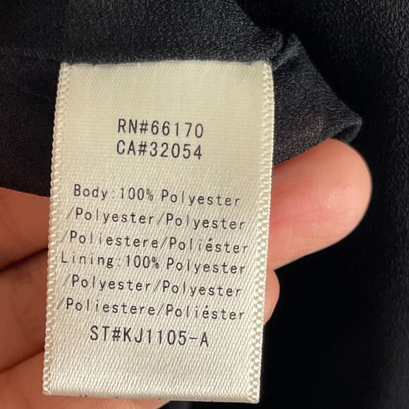 Anthropologie Cartonnier River Road Vest Womens Small Black Coastal Lagenlook - Picture 6 of 11